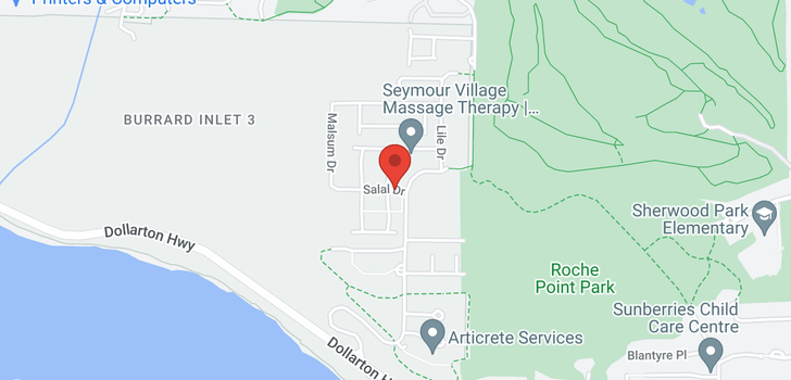 map of 15 3595 SALAL DRIVE